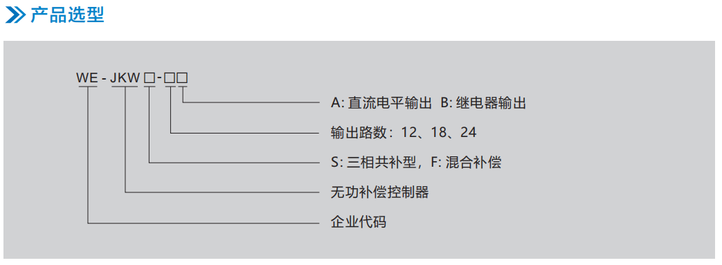 WE-JKW系列功率因數(shù)控制器(圖3)